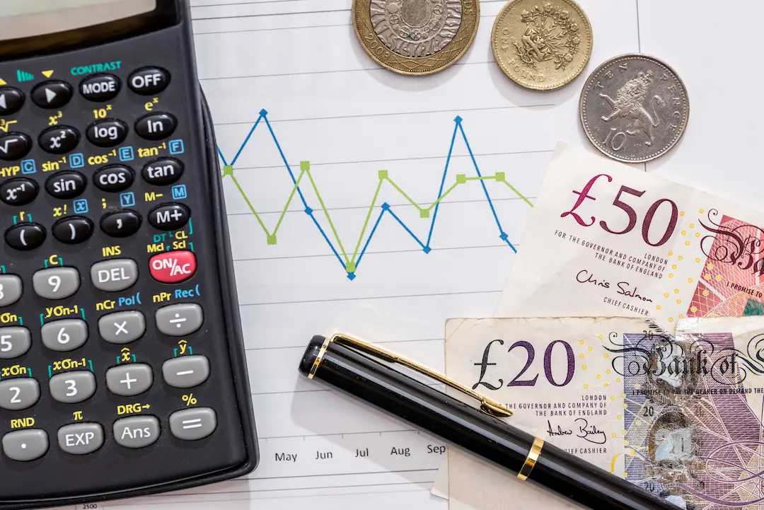 Brief on the Recent UK Autumn Budget 2024 Announcement​ Images of money and calculator