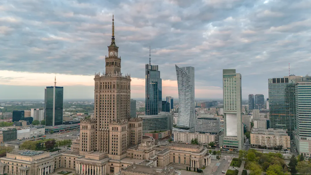 The Financial Risks Polish High Net Worth Families Face When Moving Wealth Abroad From Poland - Main Image - Warsaw Skyline