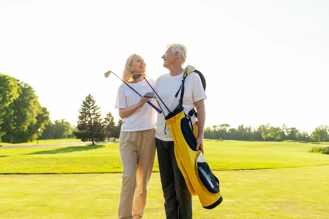 Spains Solidarity Tax on Large Fortunes The 2026 Wealth Management Guide Middle Image Retired Spanish Golfing Happy People